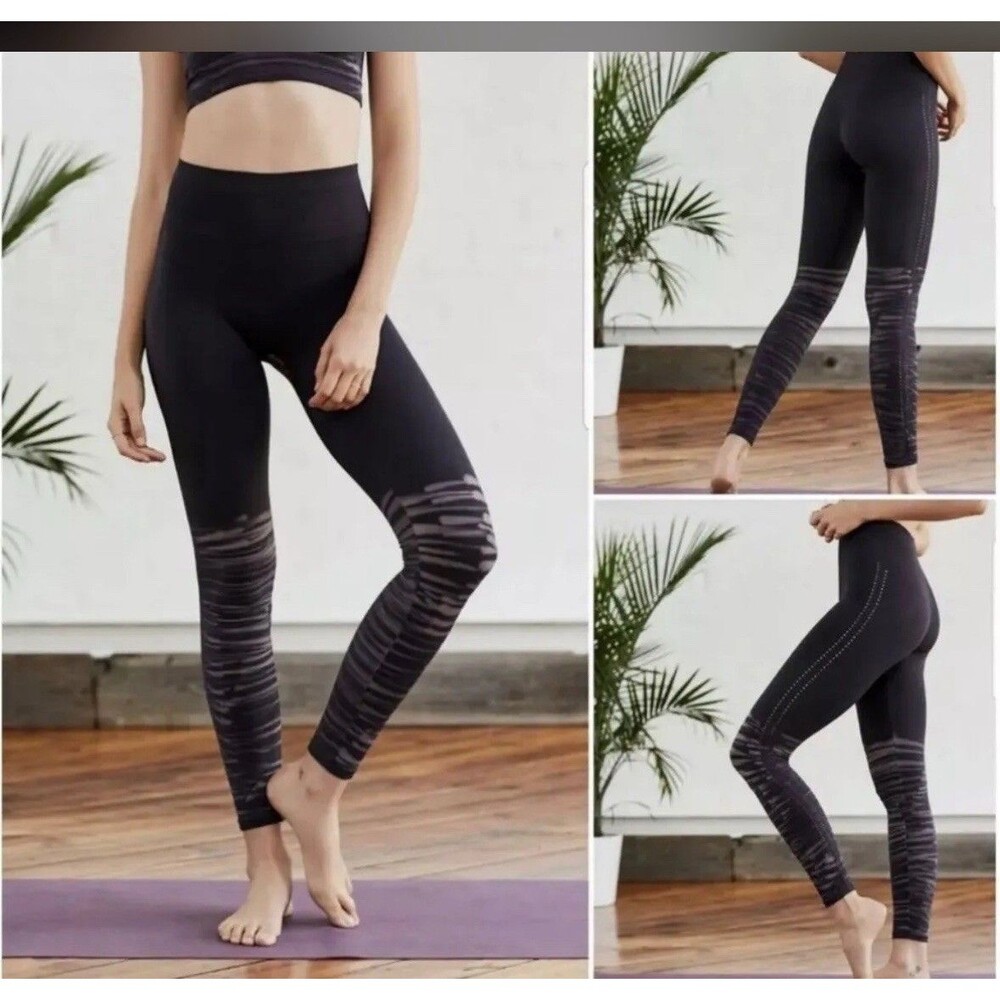 Free People FP Movement Barely There Leggings Womens XS/S Stretch Black USA